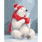 Cute polar bear | Paint by Number