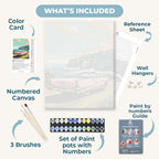 Coastal road trip | Paint by Number