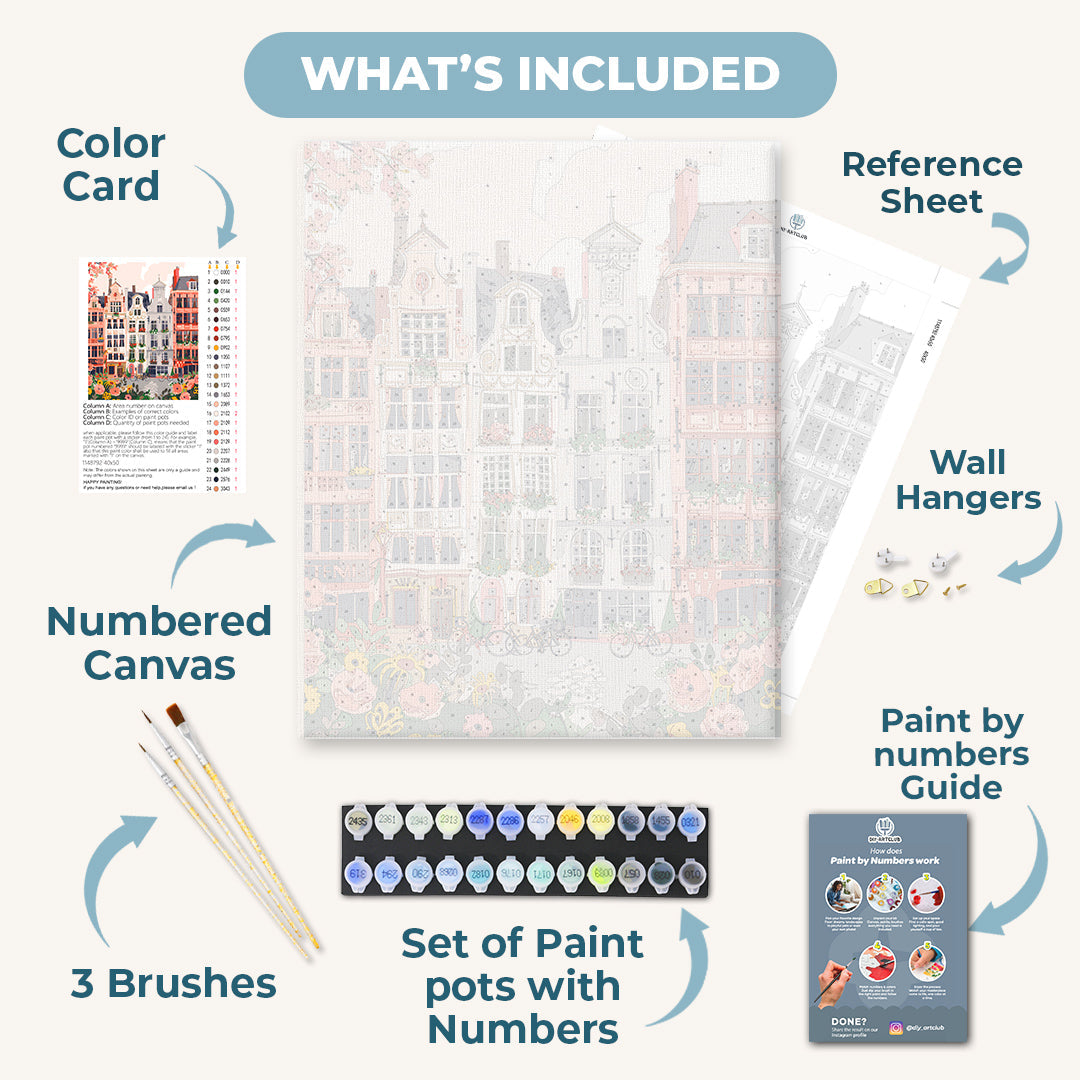 Belgium City | Paint by Number