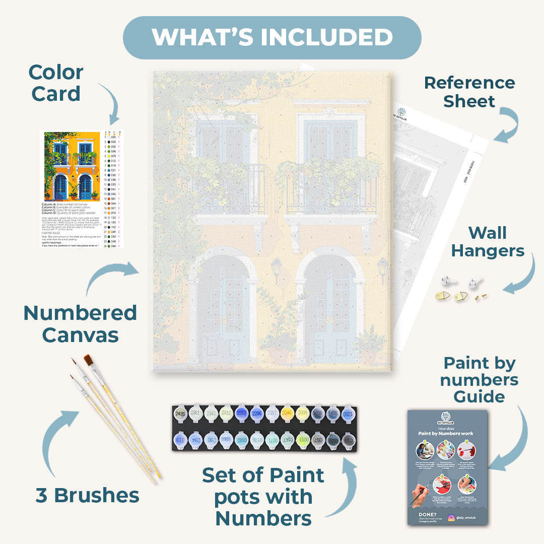 Colors of Lisbon | Paint by Number