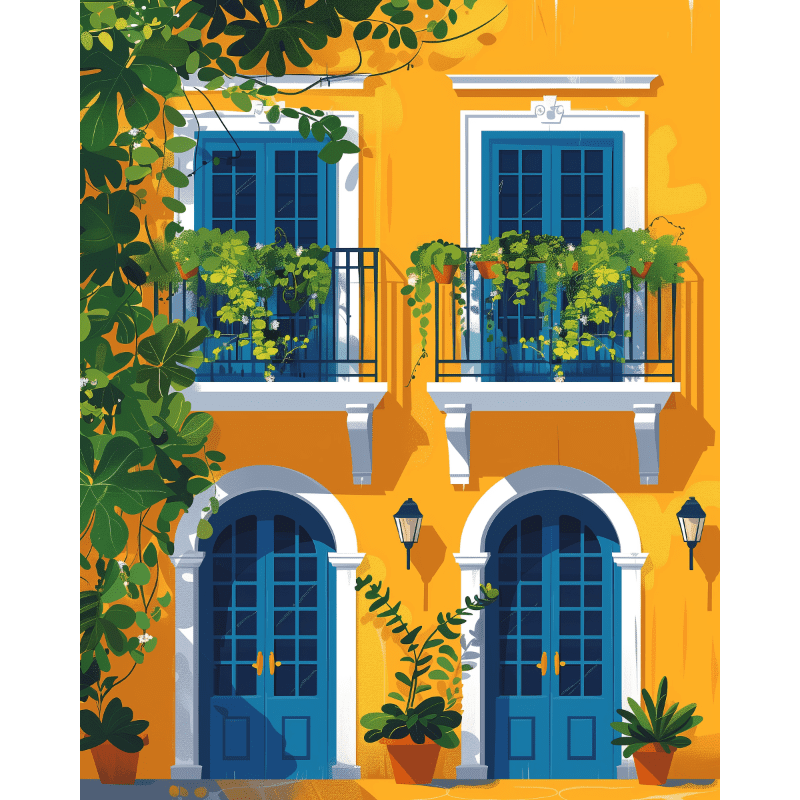 Colors of Lisbon | Paint by Number