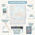 Sunlit kitchen | Paint by Number