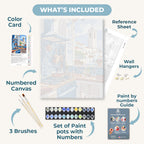 Blue kitchen | Paint by Number