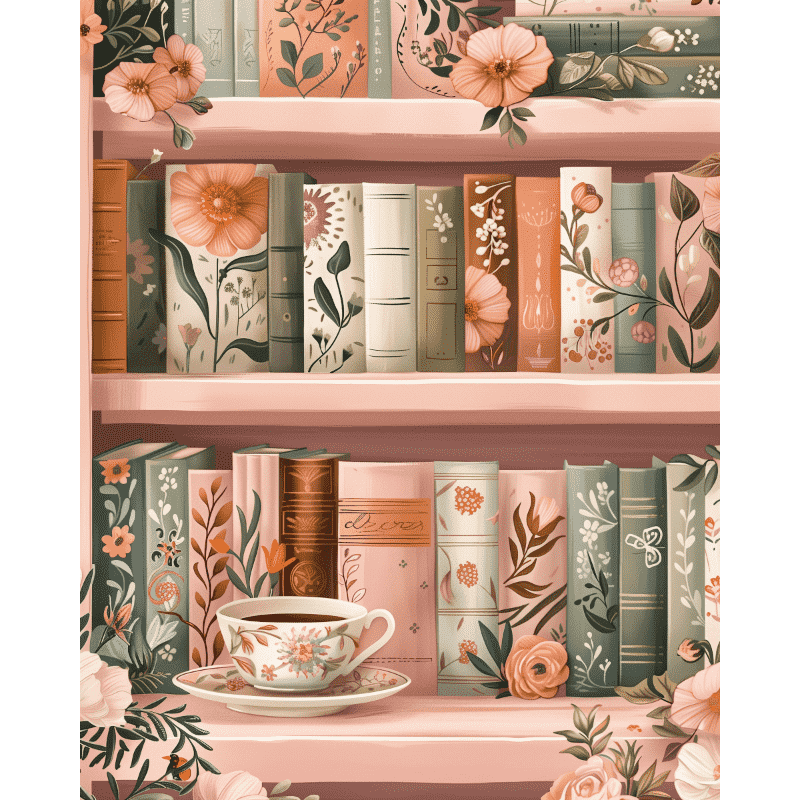 Blooming library | Paint by Number