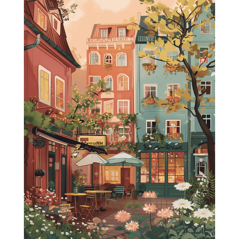 Urban garden | Paint by Number