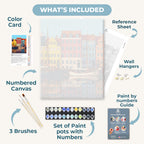 Colorful Copenhagen | Paint by Number