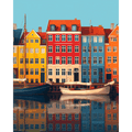 Colorful Copenhagen | Paint by Number