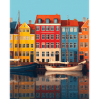 Colorful Copenhagen | Paint by Number