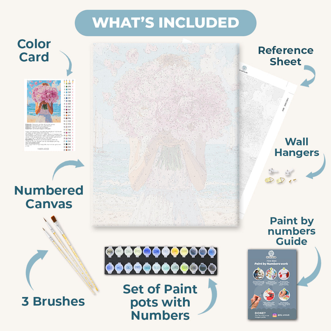 Flower breeze | Paint by Number