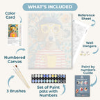 French style dog | Paint by Number