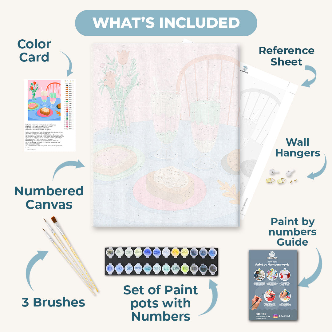 Milkshakes | Paint by Number