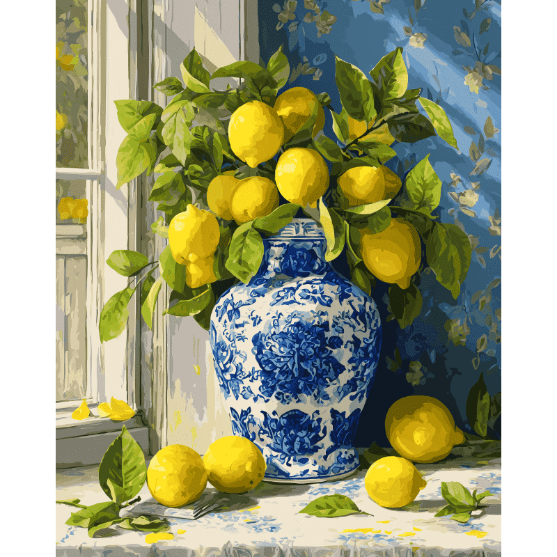 Lemon bouquet | Paint by Number