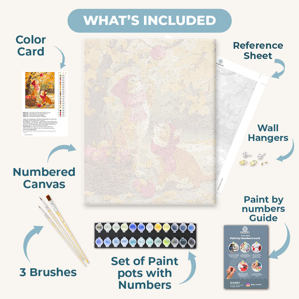 Apples picking | Paint by Number