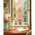 A writer's morning | Paint by Number