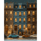 Charming neighborhood | Paint by Number