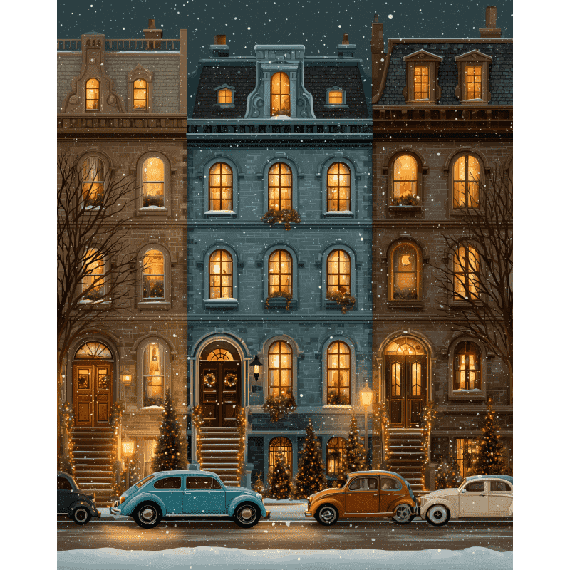 Charming neighborhood | Paint by Number