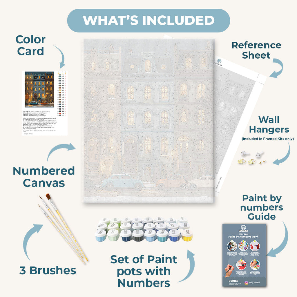 Charming neighborhood | Paint by Number