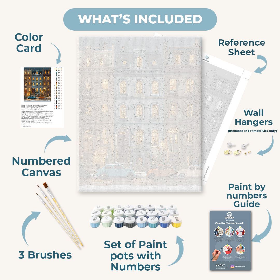 Charming neighborhood | Paint by Number