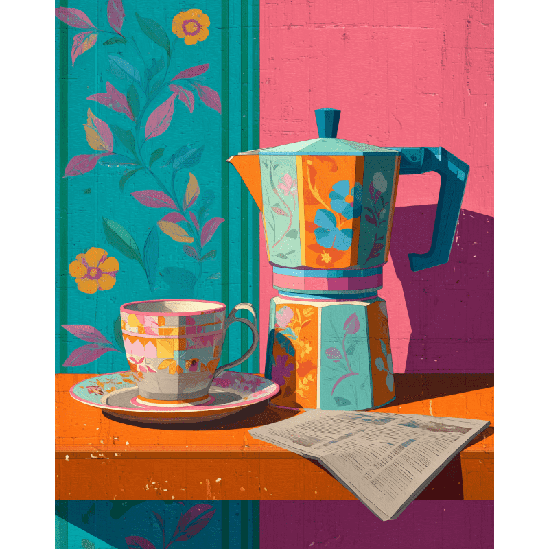 Café à la Couleur | Paint by Number