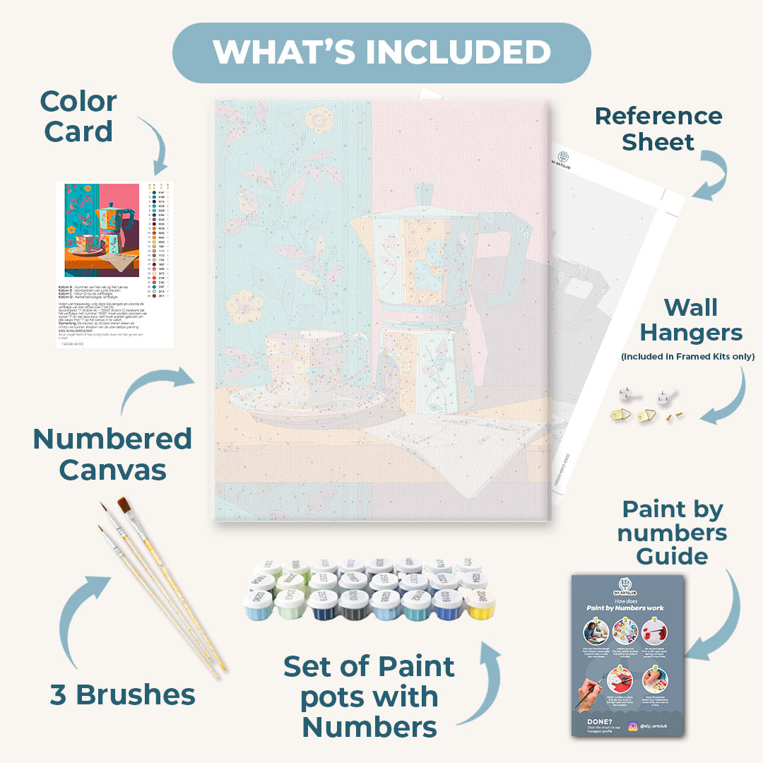 Café à la Couleur | Paint by Number