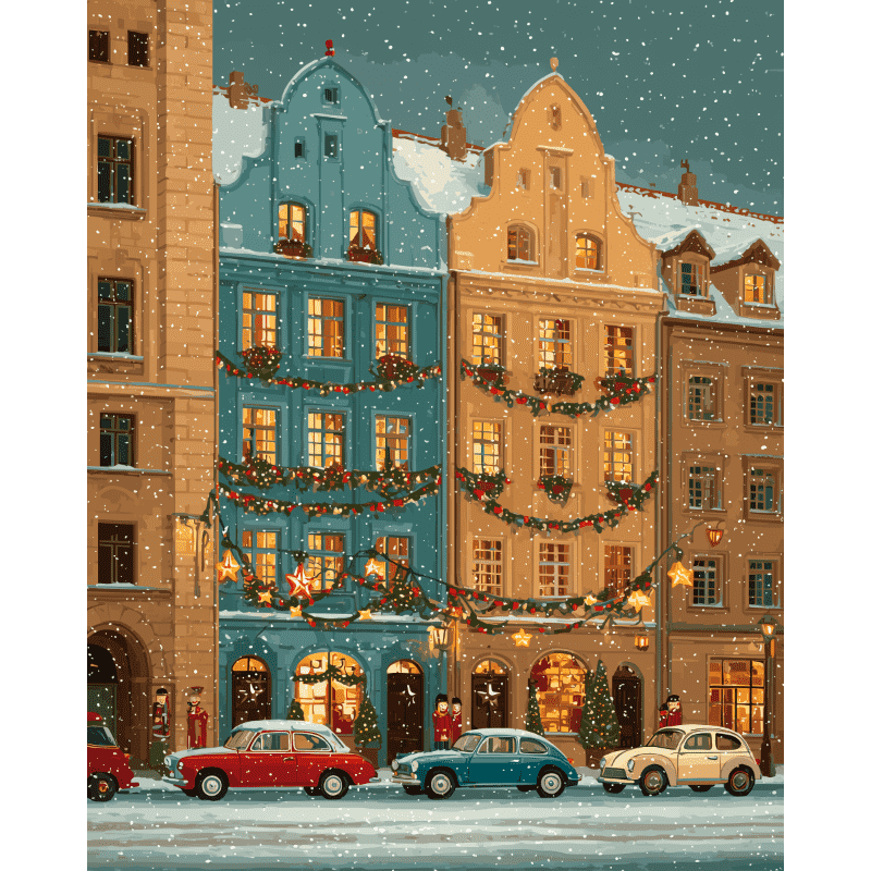 Festive Berlin | Paint by Number