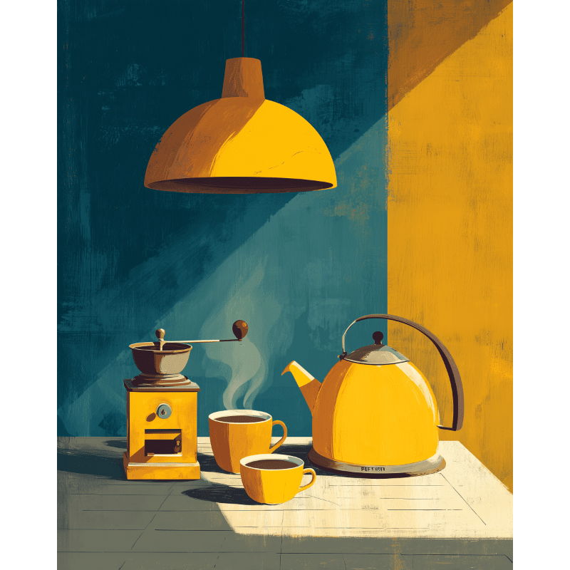 Geometry of yellow | Paint by Number