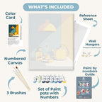 Geometry of yellow | Paint by Number