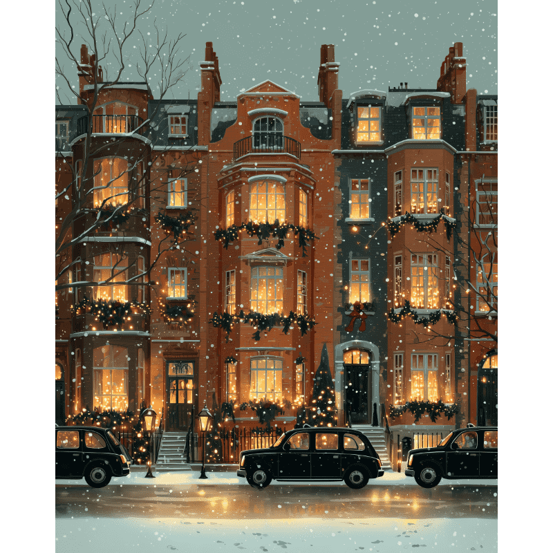 London lights | Paint by Number