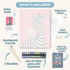 Chewing gum Zebra | Paint by Number