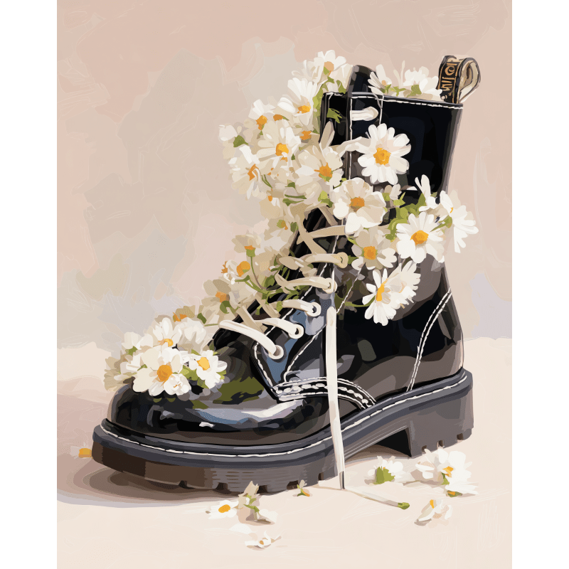 Walking into spring | Paint by Number