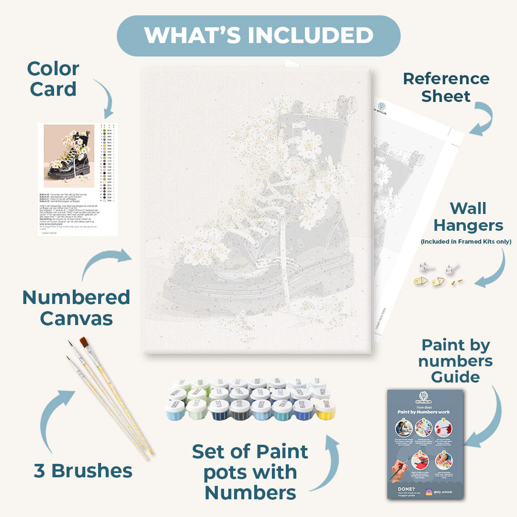 Walking into spring | Paint by Number