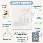 Walking into spring | Paint by Number