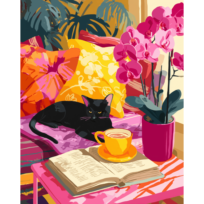 A lazy day | Paint by Number