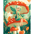Fairy Toadstool | Paint by Number
