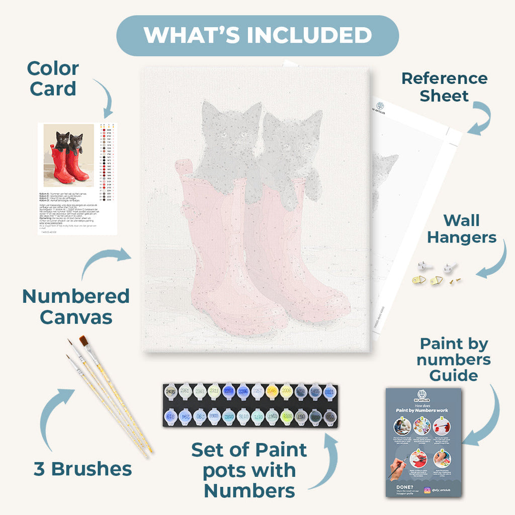 Pair of cuteness | Paint by Number