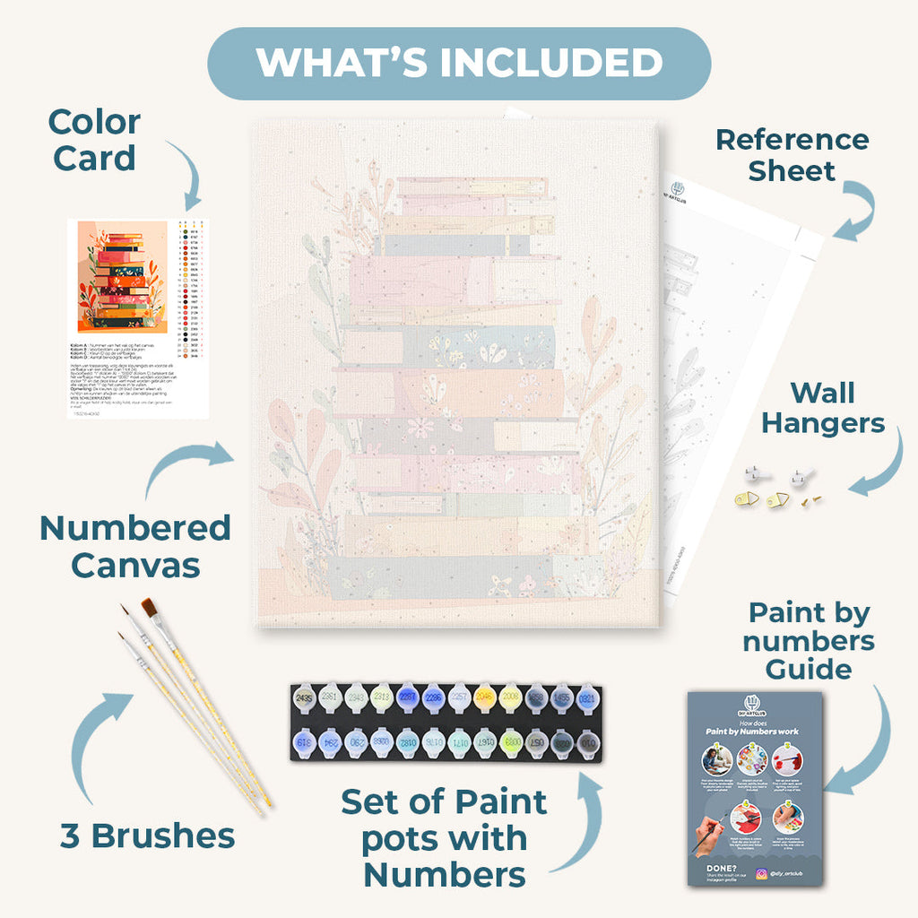 Colorful reading | Paint by Number