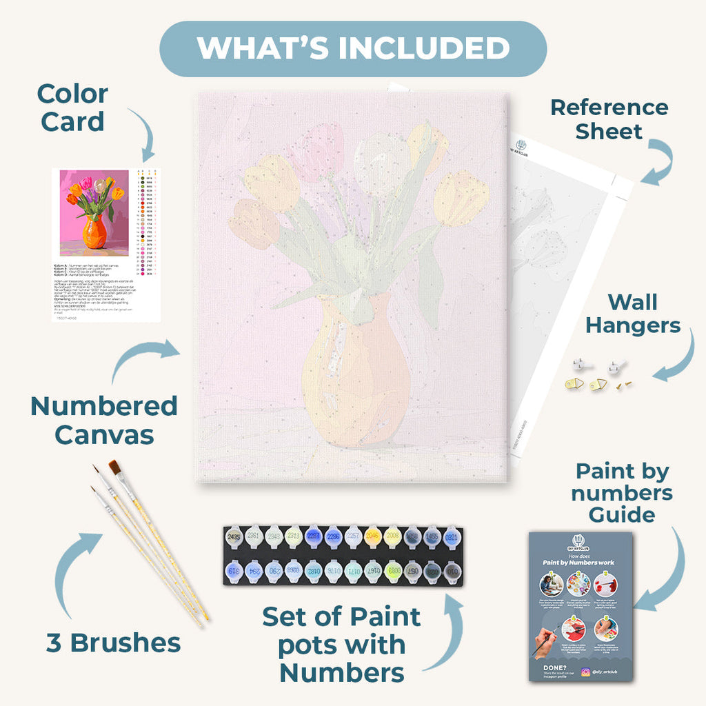 Tulip radiance | Paint by Number
