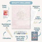 Dachshund in bath | Paint by Number