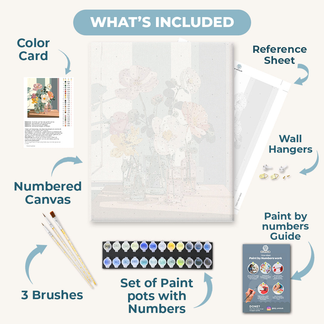 Beauty in glass | Paint by Number