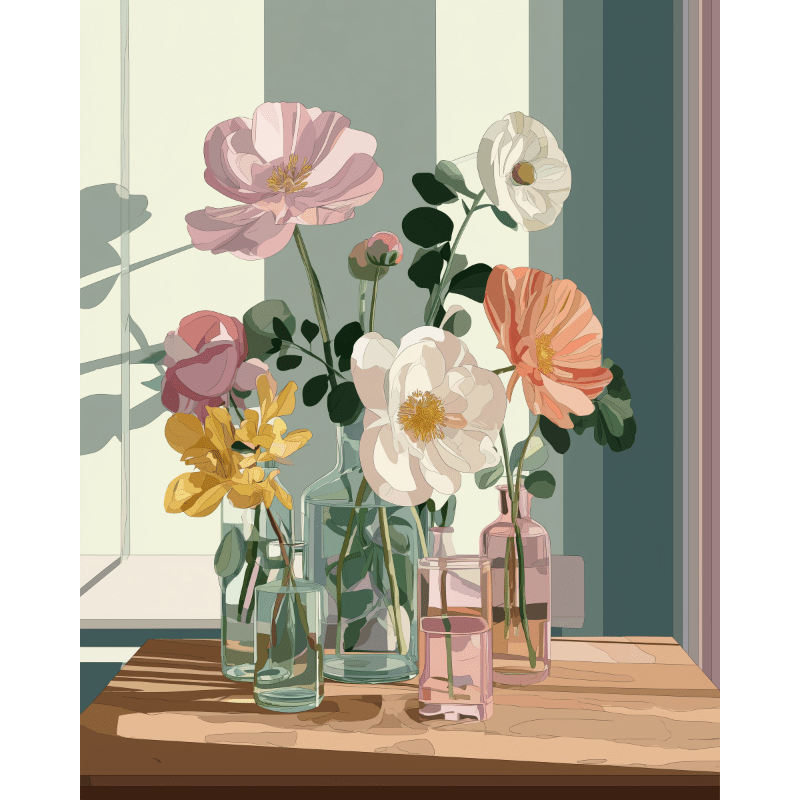 Beauty in glass | Paint by Number