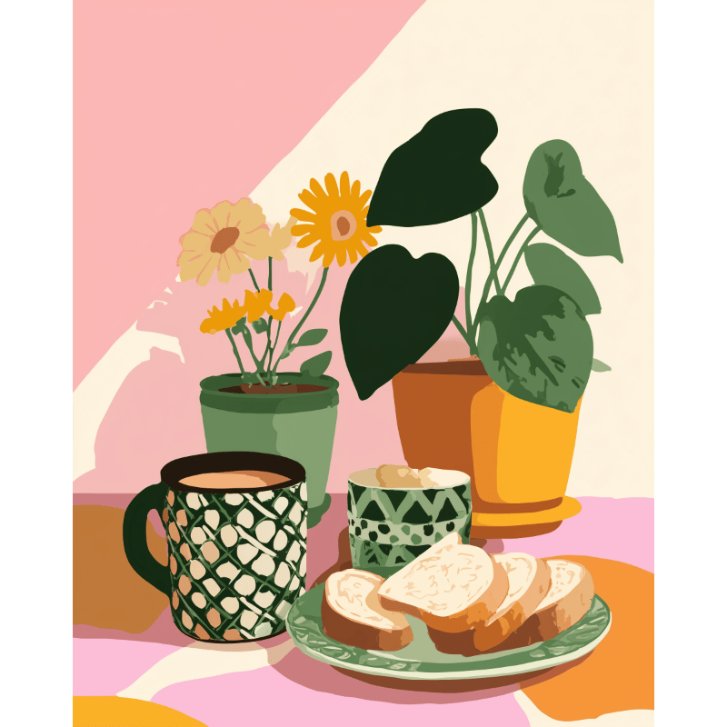 Breakfast table | Paint by Number