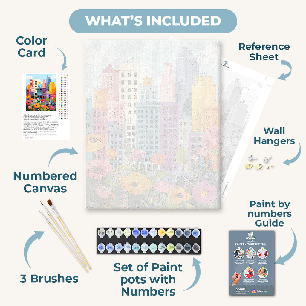 Metropolitan bloom | Paint by Number