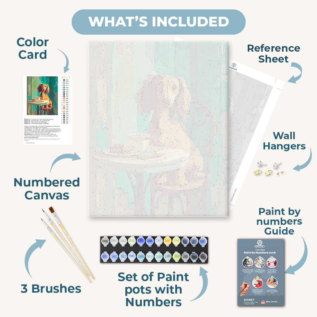 Café dreamer | Paint by Number