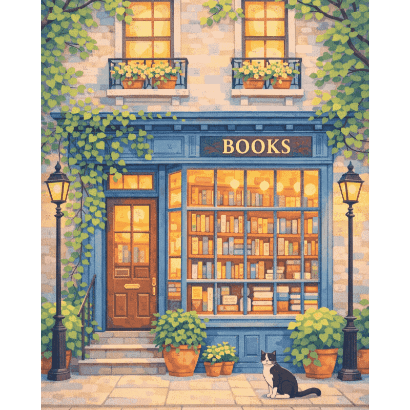 Secret bookstore | Paint by Number