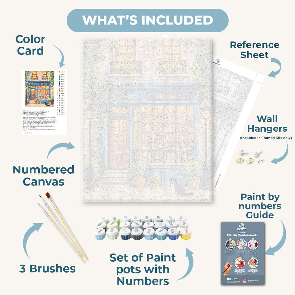 Secret bookstore | Paint by Number