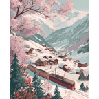 Alpine express | Paint by Number