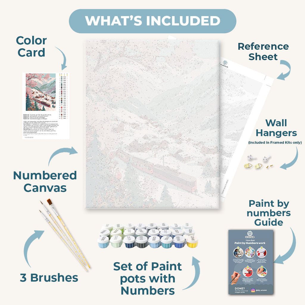 Alpine express | Paint by Number