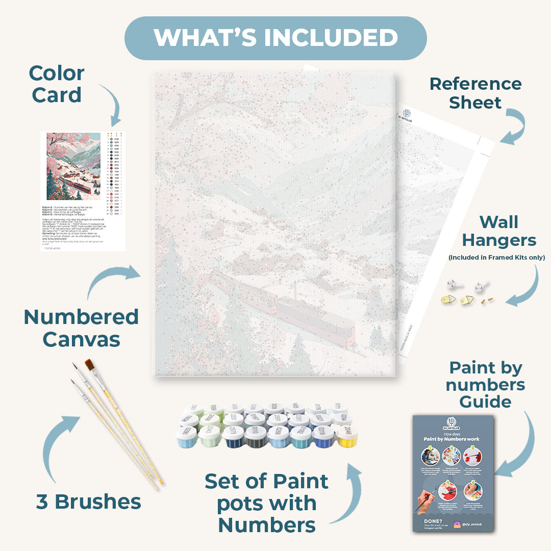 Alpine express | Paint by Number