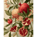 Blooming pomegranates | Paint by Number