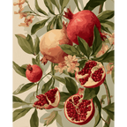 Blooming pomegranates | Paint by Number